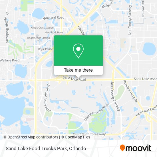 Sand Lake Food Trucks Park map