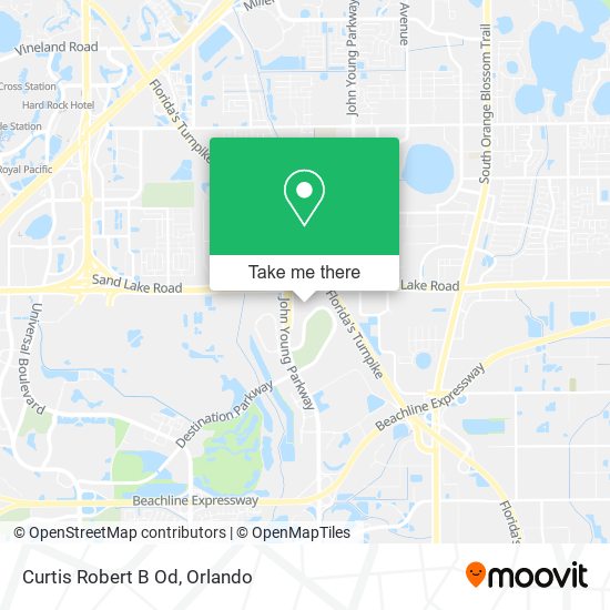Curtis Robert B Od map