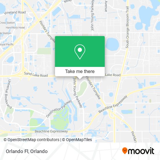 Orlando Fl map