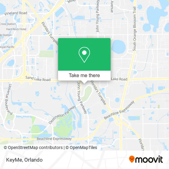 Mapa de KeyMe