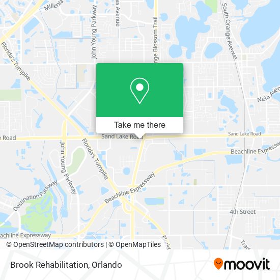 Mapa de Brook Rehabilitation