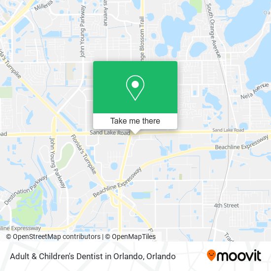 Adult & Children's Dentist in Orlando map