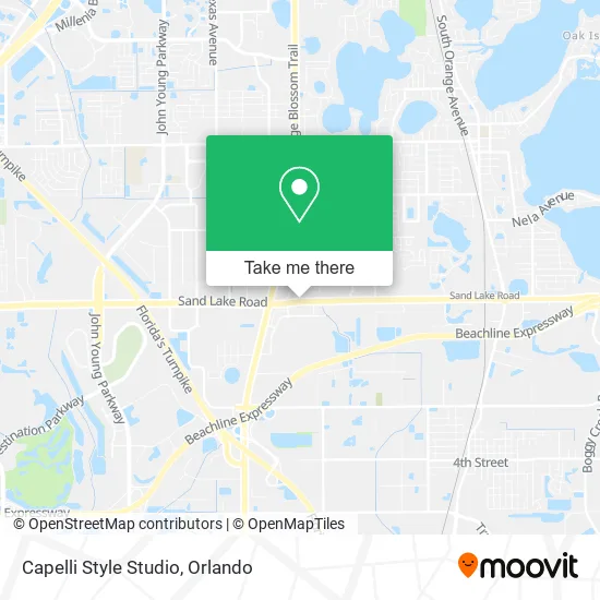 Mapa de Capelli Style Studio
