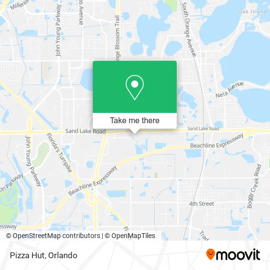 Pizza Hut map