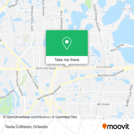 Mapa de Tesla Collision