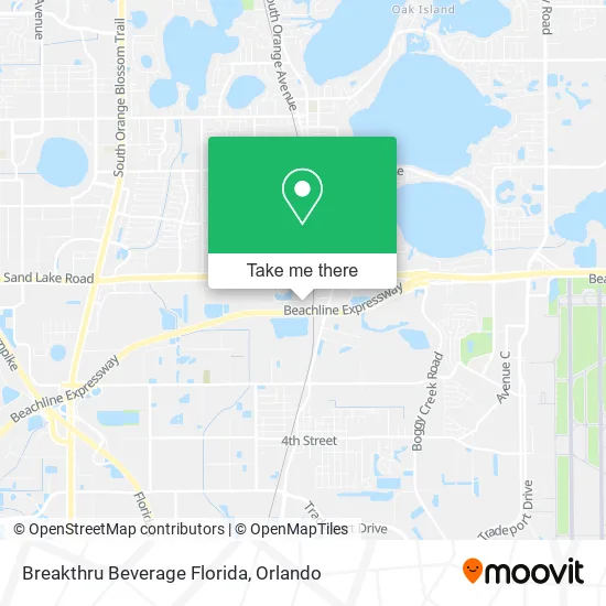 Breakthru Beverage Florida map