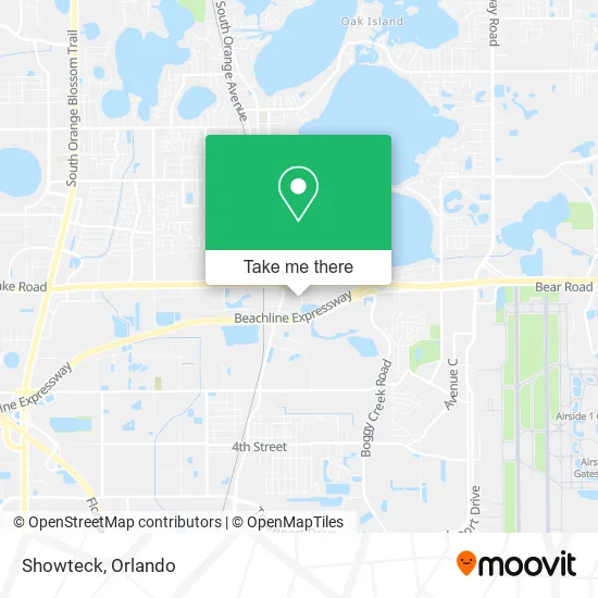Showteck map