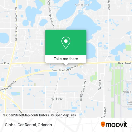 Mapa de Global Car Rental