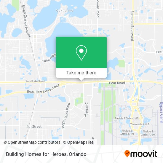 Building Homes for Heroes map
