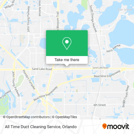 All Time Duct Cleaning Service map