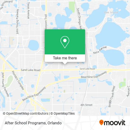 After School Programs map