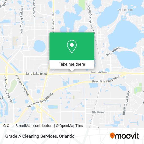 Grade A Cleaning Services map