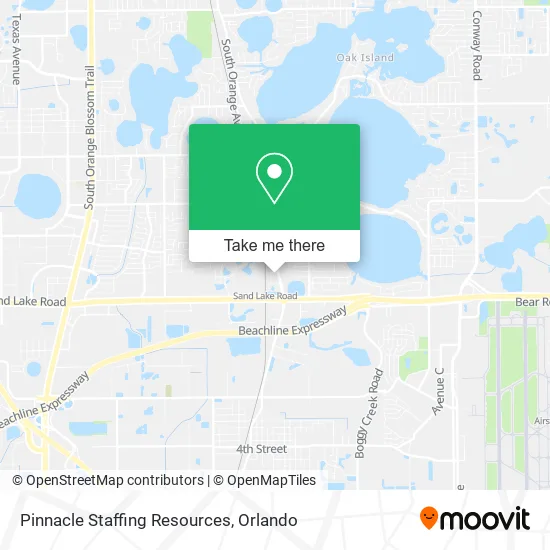 Mapa de Pinnacle Staffing Resources