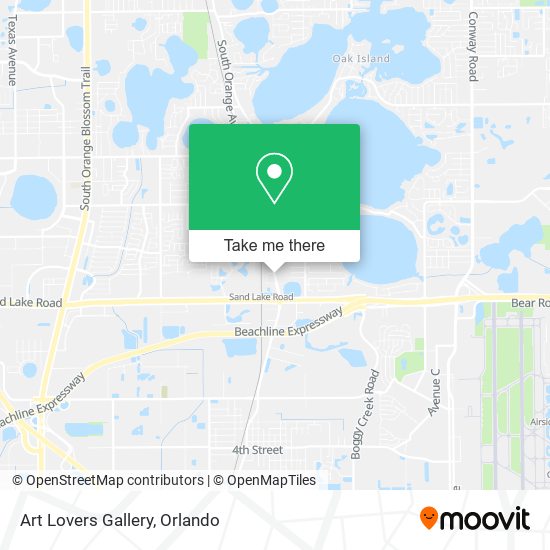 Art Lovers Gallery map