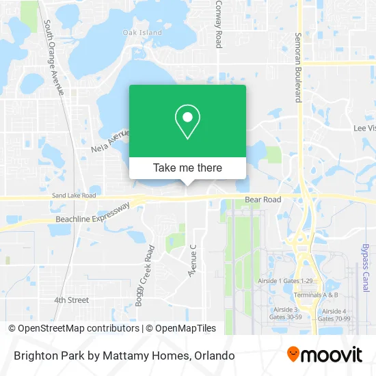 Mapa de Brighton Park by Mattamy Homes