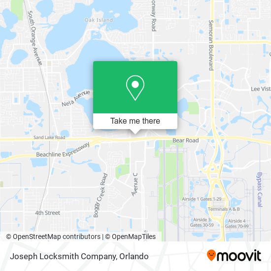 Joseph Locksmith Company map