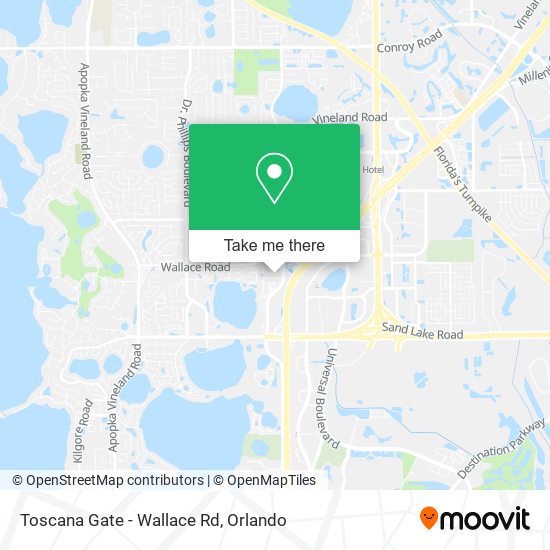 Toscana Gate - Wallace Rd map