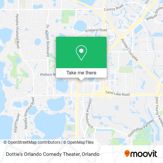 Mapa de Dottie's Orlando Comedy Theater