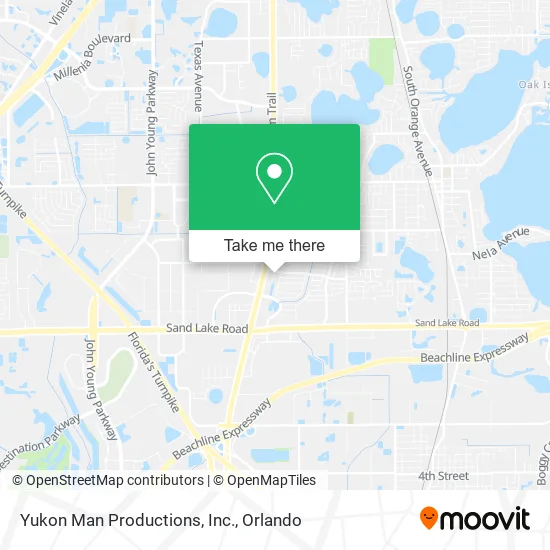 Yukon Man Productions, Inc. map
