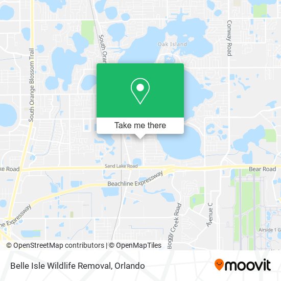 Mapa de Belle Isle Wildlife Removal