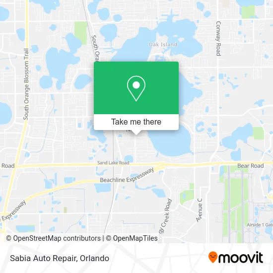 Sabia Auto Repair map