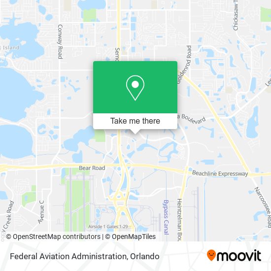 Federal Aviation Administration map