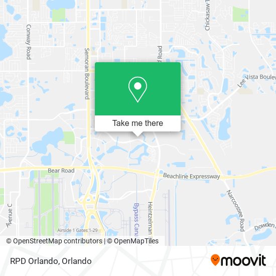 RPD Orlando map