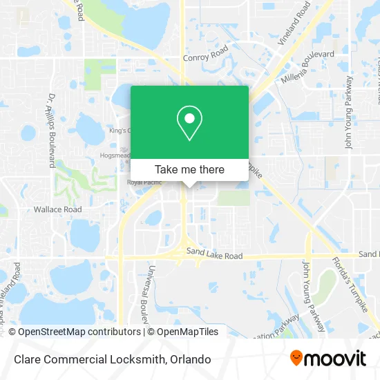 Mapa de Clare Commercial Locksmith