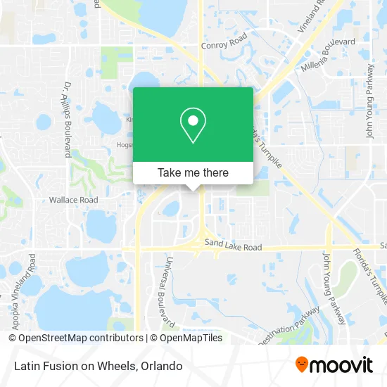 Mapa de Latin Fusion on Wheels