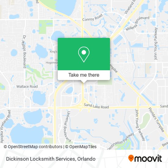 Dickinson Locksmith Services map