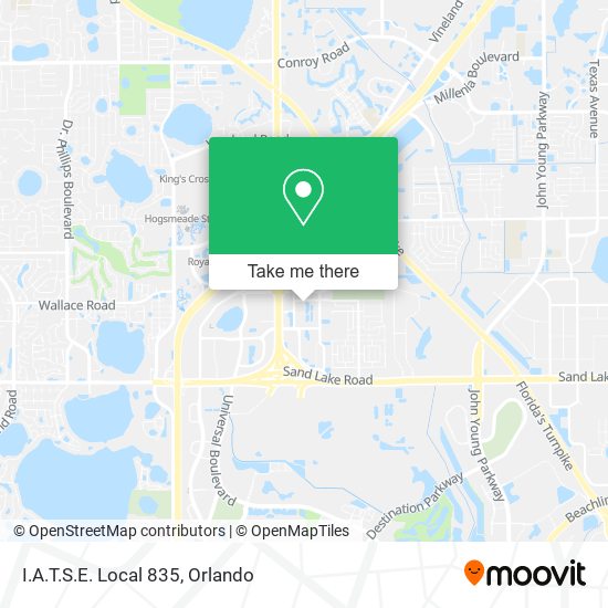 I.A.T.S.E. Local 835 map