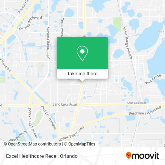 Excel Healthcare Recei map