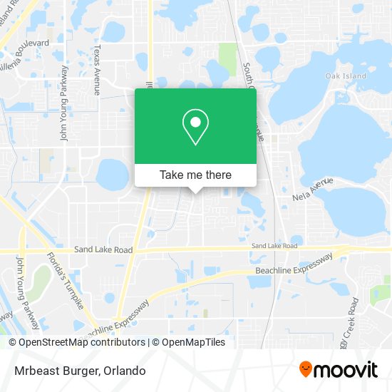 Mapa de Mrbeast Burger