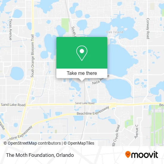The Moth Foundation map