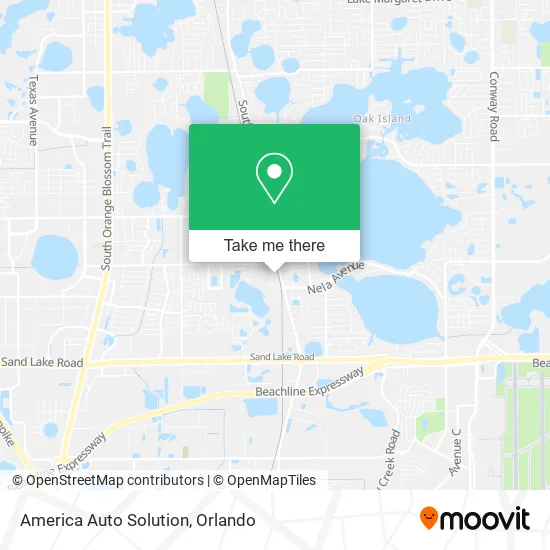 America Auto Solution map