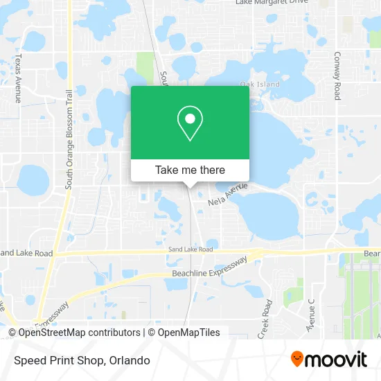 Speed Print Shop map