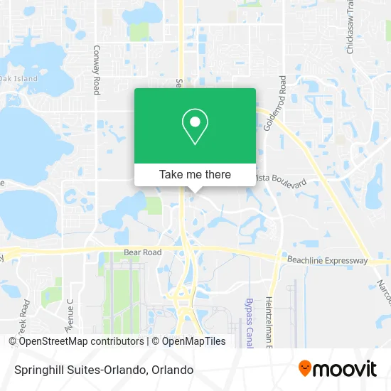 Springhill Suites-Orlando map