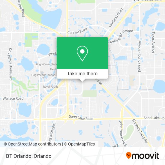 Mapa de BT Orlando