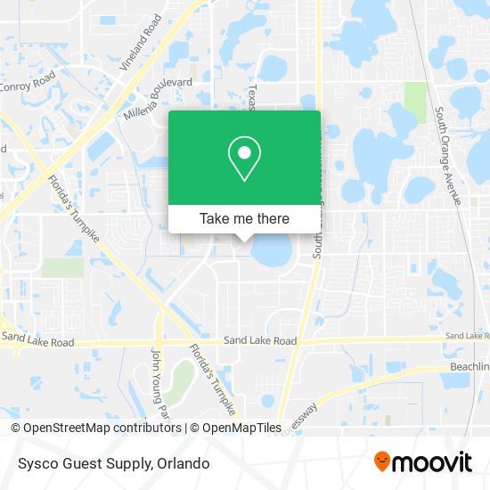Mapa de Sysco Guest Supply