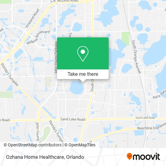 Ozhana Home Healthcare map