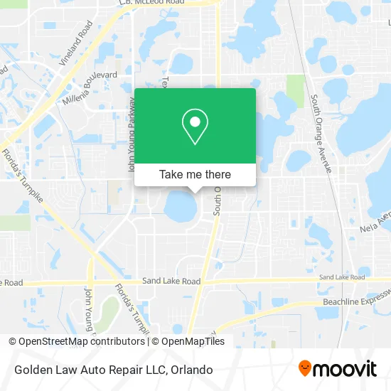 Mapa de Golden Law Auto Repair LLC