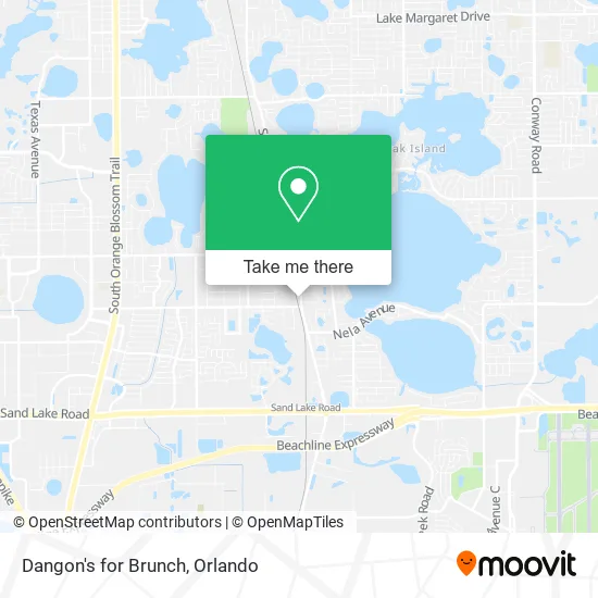 Dangon's for Brunch map