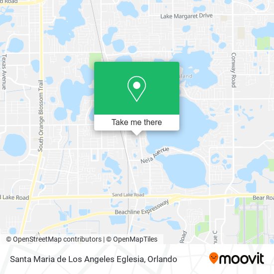Santa Maria de Los Angeles Eglesia map