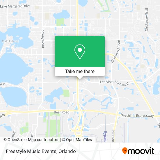 Freestyle Music Events map