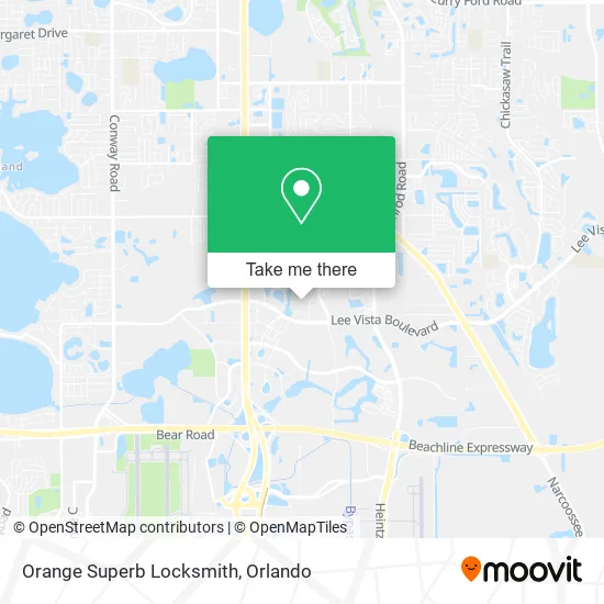 Mapa de Orange Superb Locksmith