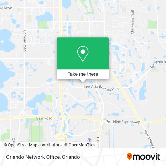 Orlando Network Office map