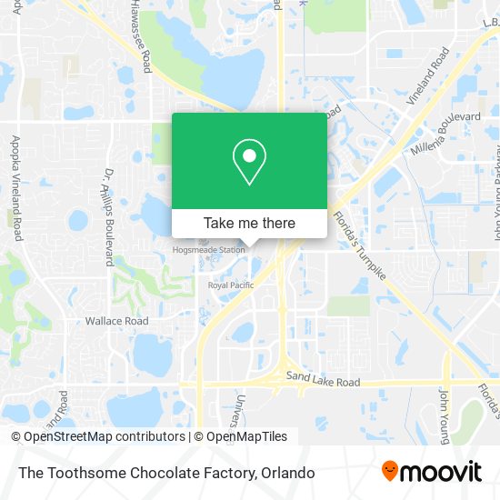 Mapa de The Toothsome Chocolate Factory