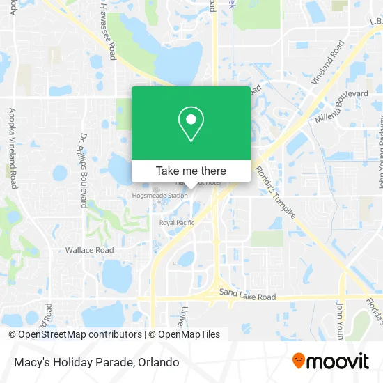 Mapa de Macy's Holiday Parade