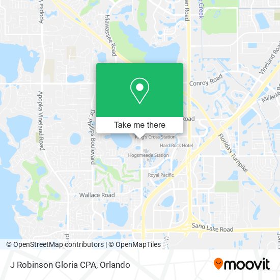 Mapa de J Robinson Gloria CPA