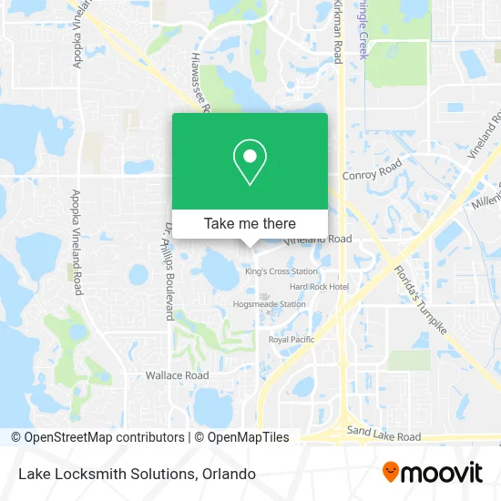 Lake Locksmith Solutions map